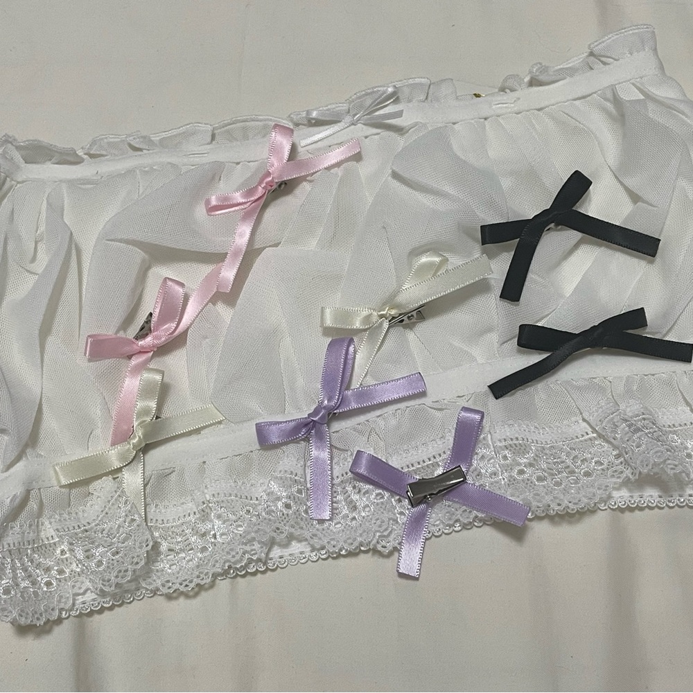 Coquette Bow hair clips